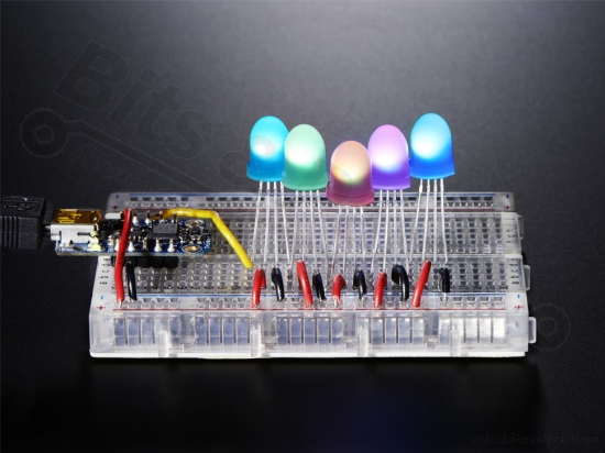 LED NeoPixel RGB diffuus through-hole WS2811 8mm  - Adafruit 1734